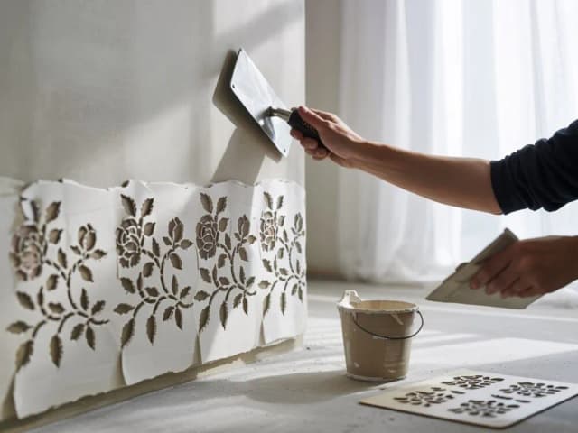 Jak zrobić wzory na ścianie z gipsu - proste techniki i porady Jak zrobić wzory na ścianie z gipsu - proste techniki i porady